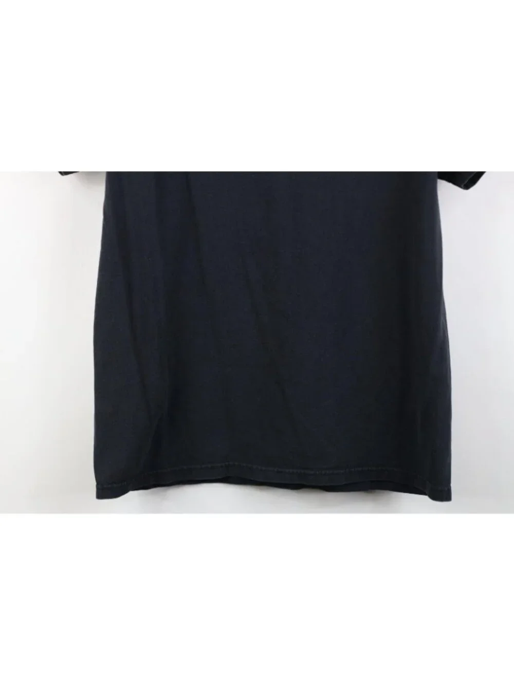 Vintage 90s Y2K Champion Mens Medium Distressed Spell Out T-Shirt Black Cotton - Picture 14 of 14